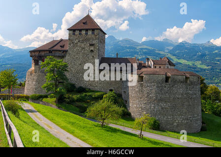 Il castello di Vaduz, Liechtenstein Foto Stock