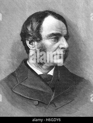 CHARLES KINGSLEY (1819-1875) autore per bambini, chiesa di Inghilterra sacerdote e riformatore e storico. Foto Stock