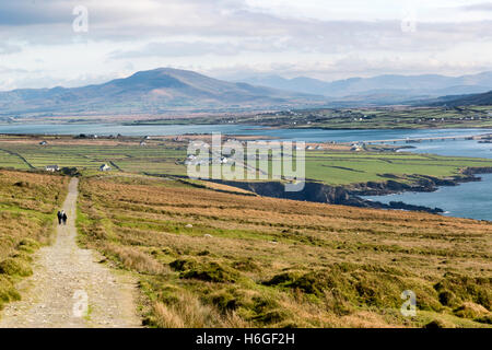 Bray Trail Head, Valentia Island, Skellig Ring, nella contea di Kerry Irlanda Foto Stock