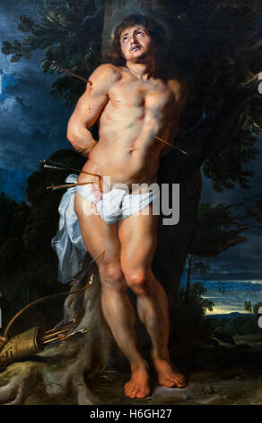 San Sebastiano da Peter Paul Rubens, c.1618. Foto Stock