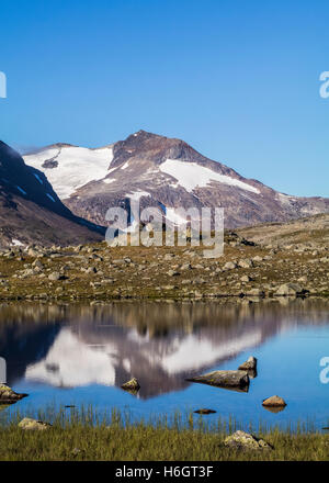Storsteinsfjell montagna nel nord della Norvegia Foto Stock