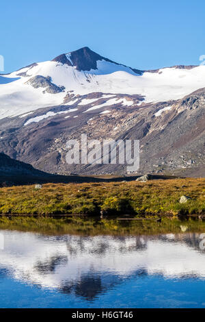 Storsteinsfjell montagna nel nord della Norvegia Foto Stock