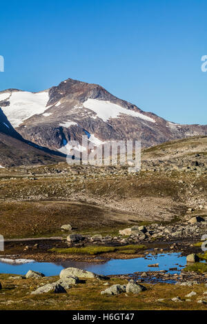 Storsteinsfjell montagna nel nord della Norvegia Foto Stock