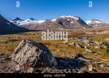 Storsteinsfjell montagna nel nord della Norvegia Foto Stock