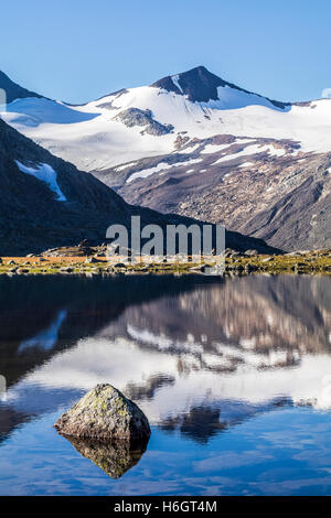 Storsteinsfjell montagna nel nord della Norvegia Foto Stock