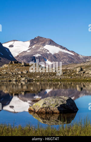 Storsteinsfjell montagna nel nord della Norvegia Foto Stock