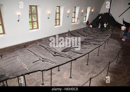 Tuneskipet Viking Ship, Tune nave, Museo della Nave Vichinga, Bygdoy, Oslo, Norvegia Foto Stock