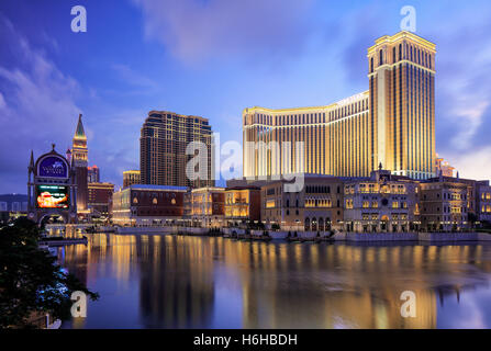 Il Venetian Hotel e Casinò, Cotai, Macao Foto Stock