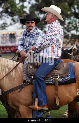 Australian Cowboy all annuale Lang Lang Rodeo. Victoria, Australia. Foto Stock