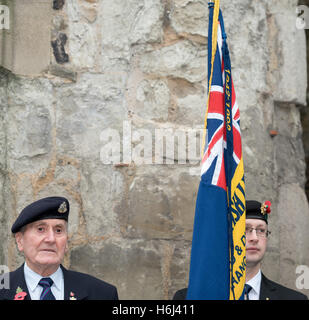 Brentwood, Essex, 29 ottobre 2016 il lancio del papavero appello, Brentwood, Essex Credit: Ian Davidson/Alamy Live News Foto Stock