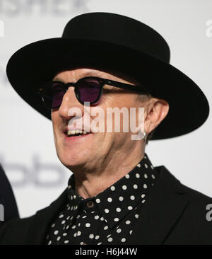 Leipzig, Germania. 28 ott 2016. Musicista Marius Mueller-Westernhagen al ventiduesimo "Goldene Henne' media cerimonia di premiazione nella Neue Messe a Leipzig, Germania, 28 ottobre 2016. Foto: JAN WOITAS/dpa/Alamy Live News Foto Stock