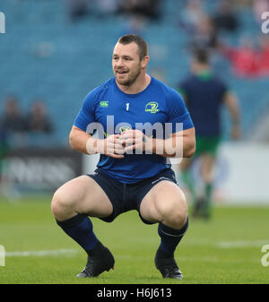 Arena RDS, Dublino, Irlanda. 29 ott 2016. Guinness Pro12 Rugby. Leinster versus Connacht. Cian Healy (Leinster) Credito: Azione Sport Plus/Alamy Live News Foto Stock