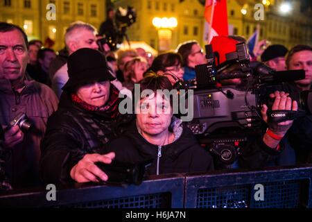 Praga, Repubblica Ceca. Xx Febbraio 2015. 28 ottobre - 1918 '"' I Guerra Mondiale: Cecoslovacchia dichiara l'indipendenza dalla Austria-ungheria segnando l inizio di un indipendente dello Stato cecoslovacco, dopo 300 anni. © David Tesinsky/ZUMA filo/Alamy Live News Foto Stock