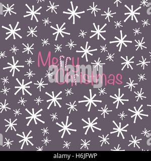 Auguri di Buon Natale. Seamless pattern di natale in stile appartamento. Vettore. Illustrazione Vettoriale