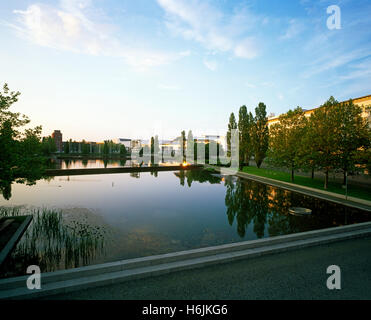 Monaco di Baviera la Fiera (Messe). Monaco di Baviera, Germania Foto Stock