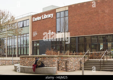 Exeter Library - biblioteca pubblica in Exeter Foto Stock