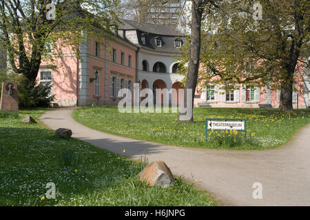 Il museo teatrale nel Hofgarten, Duesseldorf, capitale dello stato del Land Renania settentrionale-Vestfalia Foto Stock