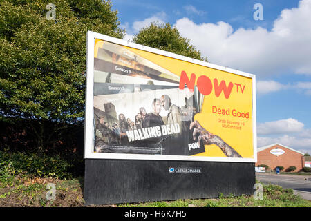 La pubblicità tramite Affissioni, Bath Road (A4), Slough, Berkshire, Inghilterra, Regno Unito Foto Stock
