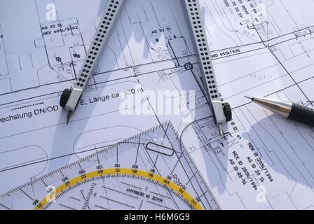 disegno iv Foto Stock