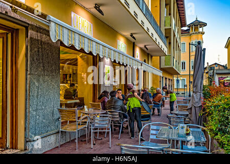 Italia Piemonte Canavese - Rivarolo Canavese - Centro - Corso Torino Foto Stock