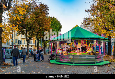 Italia Piemonte Canavese - Rivarolo Canavese - Centro - Corso Torino Foto Stock