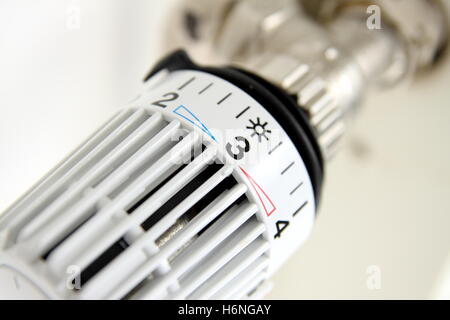 Centralina di riscaldamento - termostato Foto Stock