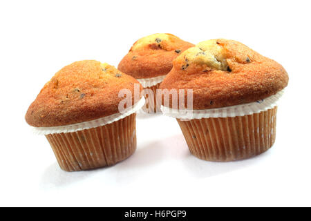 Muffin con scaglie di cioccolato Foto Stock