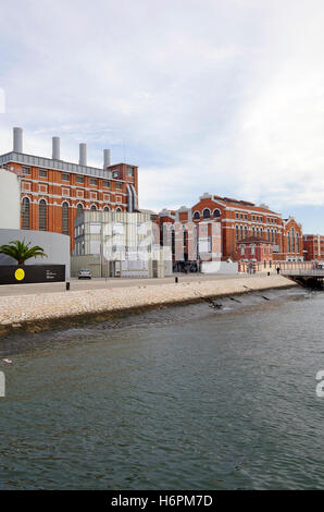 MAAT, Belém, Lisbona, Portogallo ex stazione di potenza, Fabbrica di elettricità Foto Stock