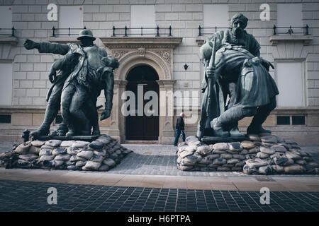 Statue sovietica a Budapest, Ungheria Foto Stock