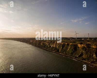 Vista aerea del Byobugaura,Choshi City, nella prefettura di Chiba, Giappone Foto Stock