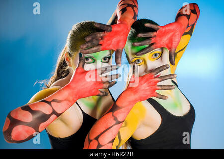 Bodypainting Foto Stock