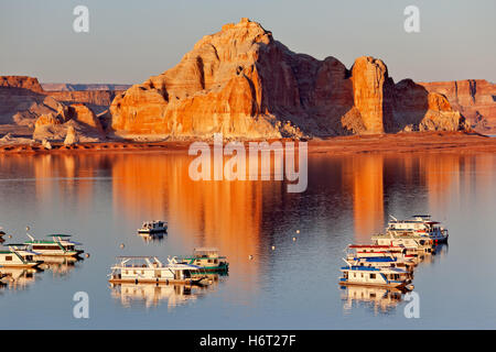 Arizona beauteously bellissimo viaggio piacevole ambiente ambiente parco deserto di pietra wasteland formazione riflessione usa rock Foto Stock