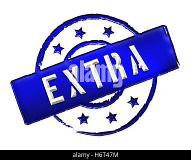 Banner pittogramma pittogramma simbolo del commercio oltre extra isolato isolato attenzione importante banner astratta etichetta rétro Foto Stock