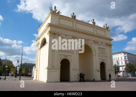Potsdam,Porta di Brandeburgo Foto Stock