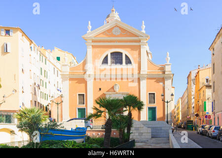 La cattedrale di Ajaccio (Cattedrale di Nostra Signora dell'Assunzione), Corsica, Francia Foto Stock