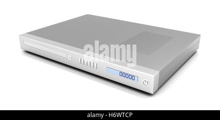 Suono di intrattenimento grafico isolato ray illustrazione pulsante digitale la tecnologia dvd player televisione equipaggiamento televisori tv Foto Stock
