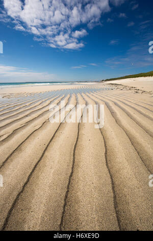 Spiaggia Tresness; Sanday; Orkney; Regno Unito Foto Stock