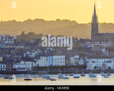 Città di Douarnenez, Bretagna Francia Foto Stock