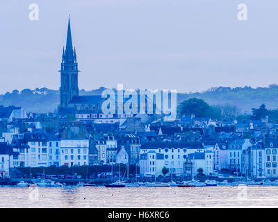 Città di Douarnenez, Bretagna Francia Foto Stock