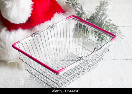 Natale e Svuota carrello concetto astratto Foto Stock