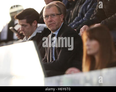 SFA Chief Executive Stewart Regan al sotto-16 Vittoria scudo corrispondono a Oriam, Edimburgo. Foto Stock