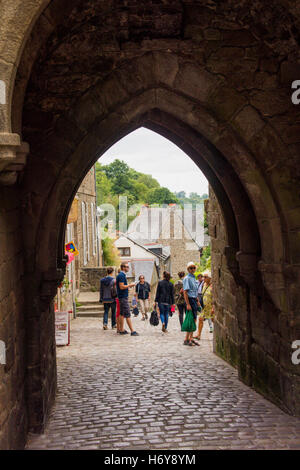 Dinan, Bretagna Francia Foto Stock