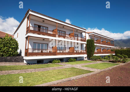 LA PALMA, Spagna - 11 settembre: facciata del Parador Nacional hotel in Settembre 11, 2016 a La Palma, Isole canarie, Spagna. Foto Stock