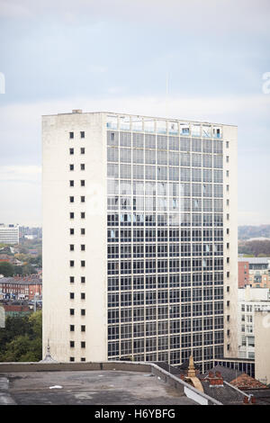 Manchester Albert Bridge House Bridge Street costruito ufficio fiscale 1958 architetto E. H. Banche del ministero di calcestruzzo Opere fram Foto Stock