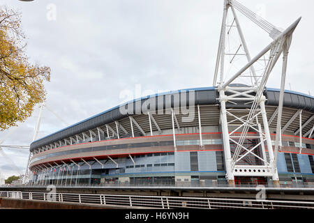 Principato stadium precedentemente Millennium Stadium Cardiff Galles Regno Unito Foto Stock