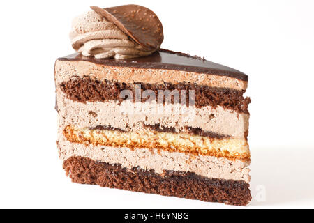 Layered torta al cioccolato Foto Stock