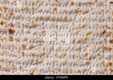 Matzo - una tradizionale Pasqua ebraica pane Foto Stock