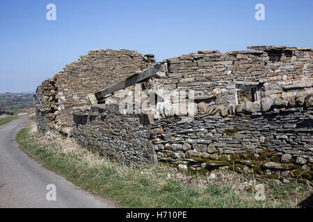 Cancelli e sentieri in Coverdale, Yorkshire Dales Foto Stock