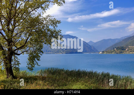 Il Lago di Ledro LAGO, Italia Foto Stock