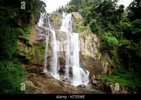 Ramboda Falls, Sri Lanka Foto Stock